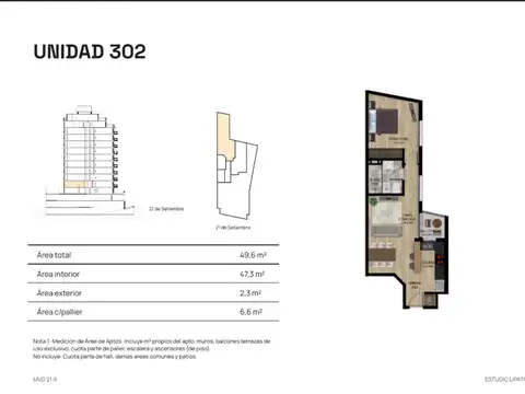VENTA APARTAMENTO 1DORM BALCON PUNTA CARRETAS POZO