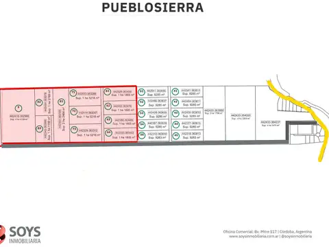 Terreno en Venta en Villa del Dique, USD 289.900