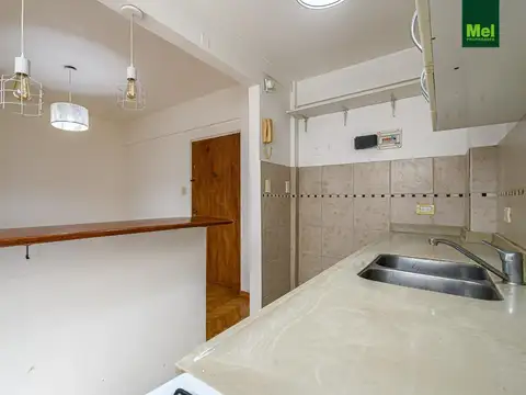 Departamento 2 ambientes con 1 baño