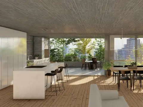 Departamento al pozo de 3 dormitorios con cochera a la venta en Balcarce al 100