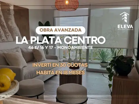 Departamento en obra avanzada en La Plata