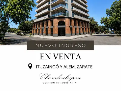 VENTA DEPTO 3 AMBIENTES CON COCHERA. EDIFICIO ÁSTOR, ZÁRATE