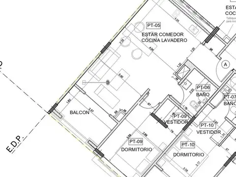 Departamento en Venta de 1 dormitorio
