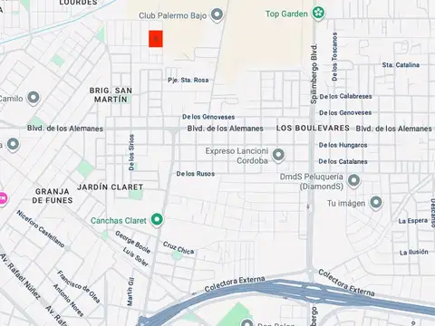 VENDO LOTE DE TERRENO EN B° LOS BOULEVARES (PLAN LO TENGO)