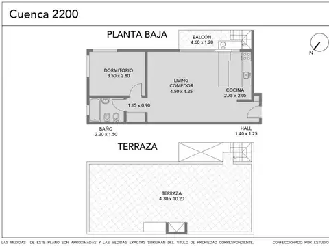 Departamento en Venta con 1 cocheras