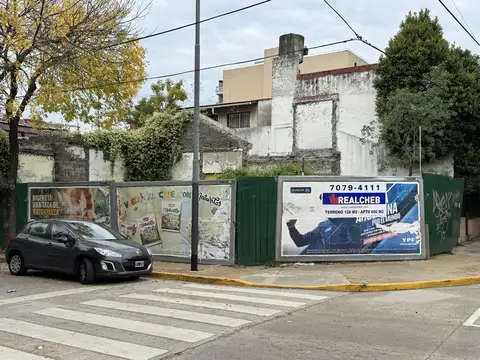 TERRENO Conesa esq Vedia apto construcción con vista abierta