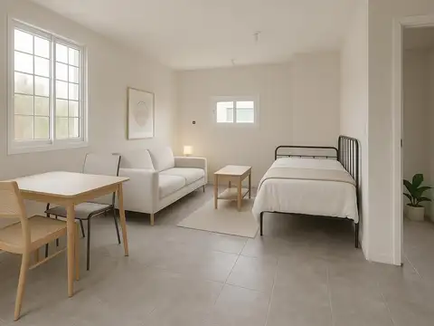 Casa 3 ambientes con 1 baño