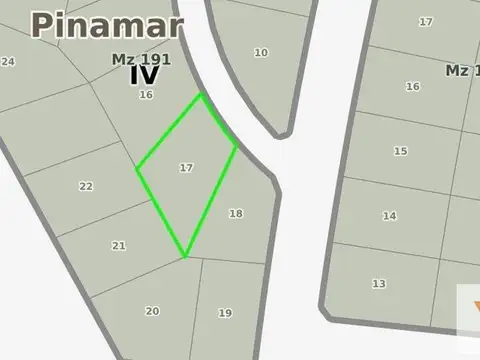 Terreno en Venta de 798,0 m2