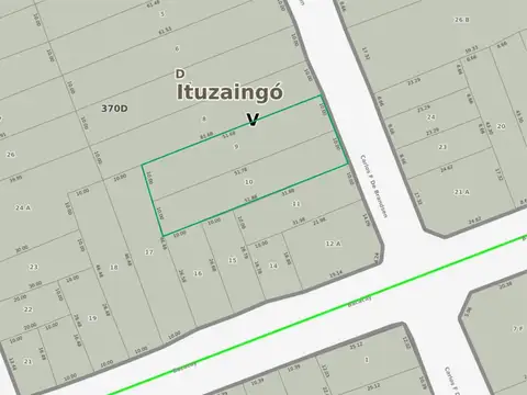 Terreno en Venta de 1036,0 m2