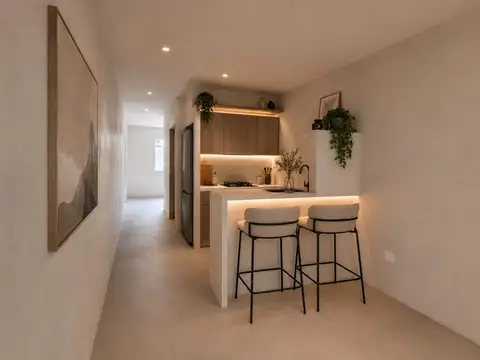 Departamento 2 ambientes con 1 baño