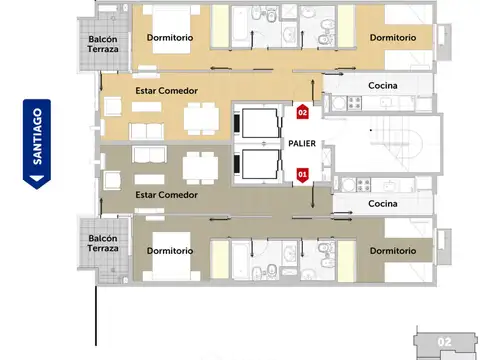 Departamento en Venta en Rosario, USD 155.000