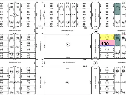 VENTA LOTE 130 MANZANA L ALTOS DE CARCARAÑÁ