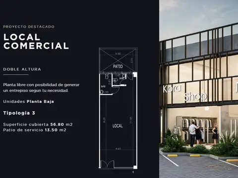 Mza 102 lote 04 Local 01 100