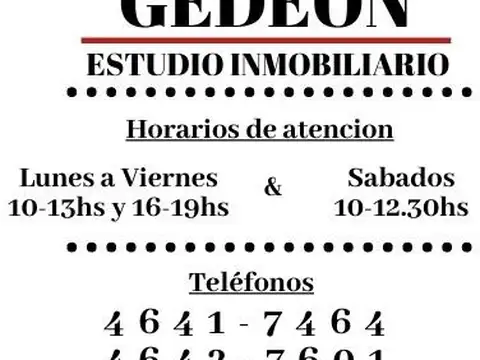 Terreno en Venta 9  mts Frente