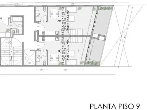 Departamento 2 ambientes con 1 baño
