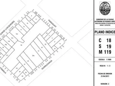 Lote apto Constructoras - Palermo Soho