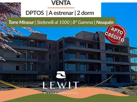 Venta departamento | 2 dormitorios en suite | cochera | balcón | amenities | Bº Gamma | Neuquén