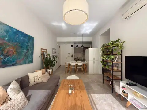 Departamento 2 ambientes con 1 baño