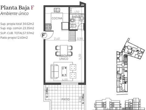 Departamento en Venta en Alta Gracia, USD 49.000