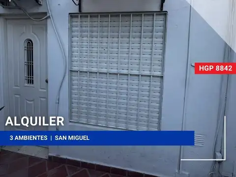 Departamento - Alquiler - Argentina, San Miguel - Jose Maria Paz 2217