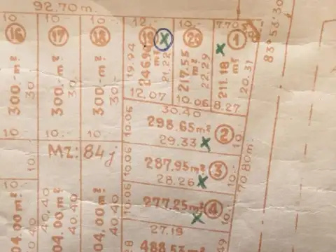 Terreno en Venta de 488,0 m2