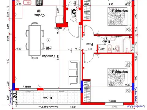 Departamento en Venta en Puerto Madryn, USD 139.000