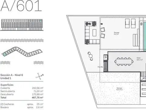 Departamento en Venta de 4 dormitorios