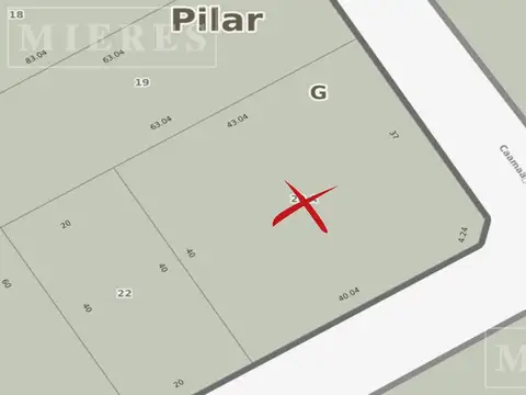 Terreno en Alquiler en Pilar, $ 1.600.000