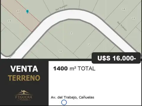 Terreno - Venta - Argentina, Cañuelas - DEL TRABAJO, AVDA. sn