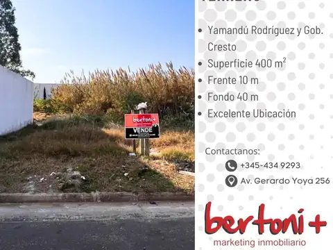 TERRENO EN VENTA