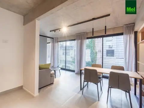 Departamento 2 ambientes con 2 baños