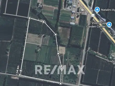 CHACRA EN VENTA HA EN BLANCO A METROS DE RUTA 22