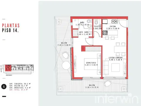 Departamento - Nuñez