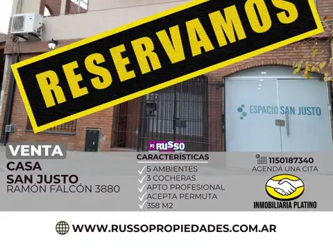 Venta Casa 5 Ambientes San Justo