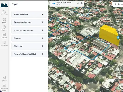 Terreno en Venta 40  mts Fondo