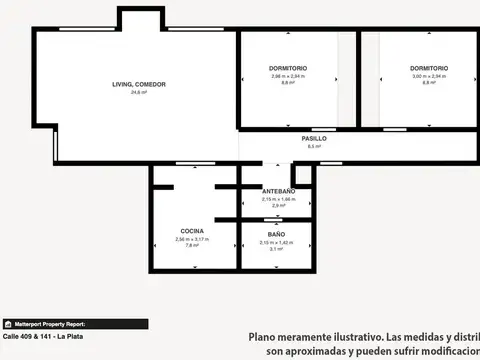 CASA EN VENTA VILLA ELISA 2 DORMITORIOS