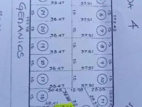 Terreno en Venta de 401,0 m2