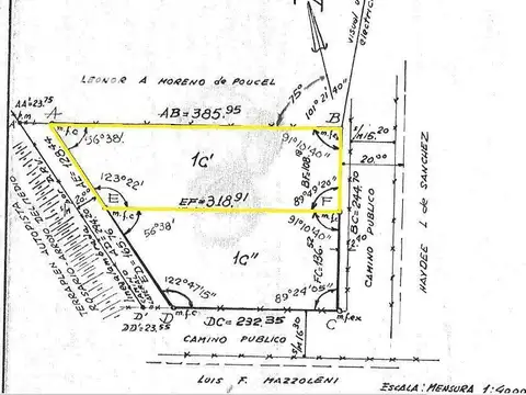 Terreno en Venta de 38118,0 m2