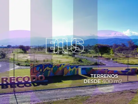Terrenos en venta Recodo zona sur