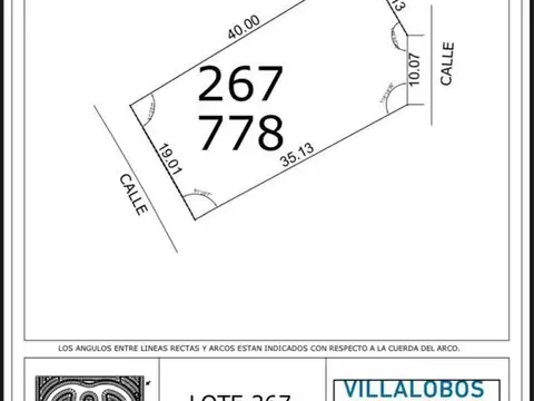 VENTA LOTE CENTRAL EN VILLLOBOS CENTRAL - HUDSON