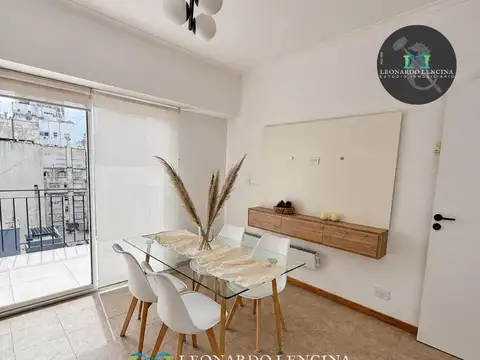 DEPARTAMENTO DE 3 AMBIENTES AL FRENTE C/BALCÓN TERRAZA Y DEP