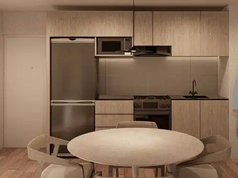 Departamento Monoambiente con 1 baño