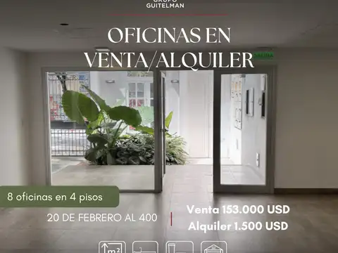 Oficinas en venta/alquiler en 20 de Febrero al 400, Salta
