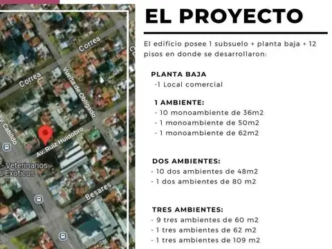 Departamento en Venta en Nuñez, USD 134.000
