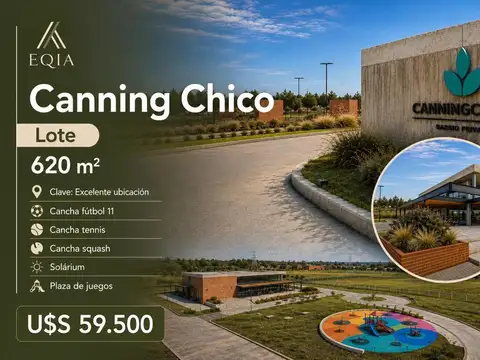 LOTE INTERNO EN CANNING CHICO -BUENA UBICACION