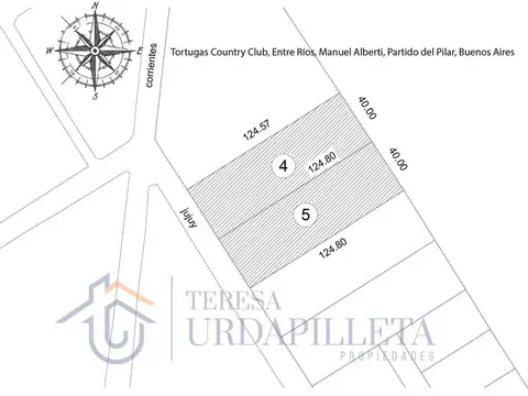 2 LOTES EN VENTA DE 4.992  M2 CADA UNO SOBRE CANCHA DE GOLF