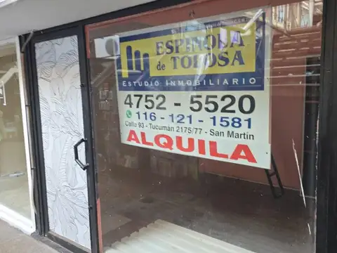 S. MARTÍN CTRO LOCAL C/VIDRIERA, S/LA PEATONAL BELGRANO