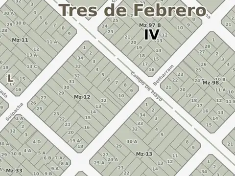 Terreno en Venta en Villa Bosch, USD 95.000