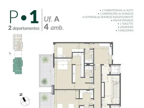 Departamento en Venta en Nordelta Puerto Escondido, USD 1.226.200