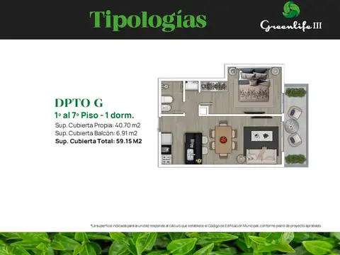 Venta departamento General Paz 2 dormitorios